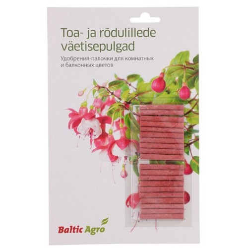 Toa- ja rõdulillede väetisepulgad Baltic Agro 20 tk